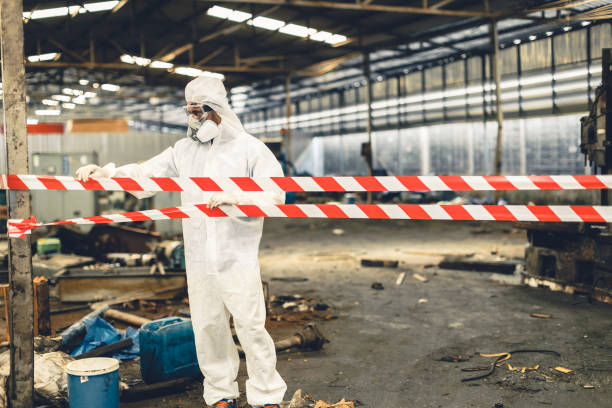Professional Crime Scene Cleanup technician working in Union, NE